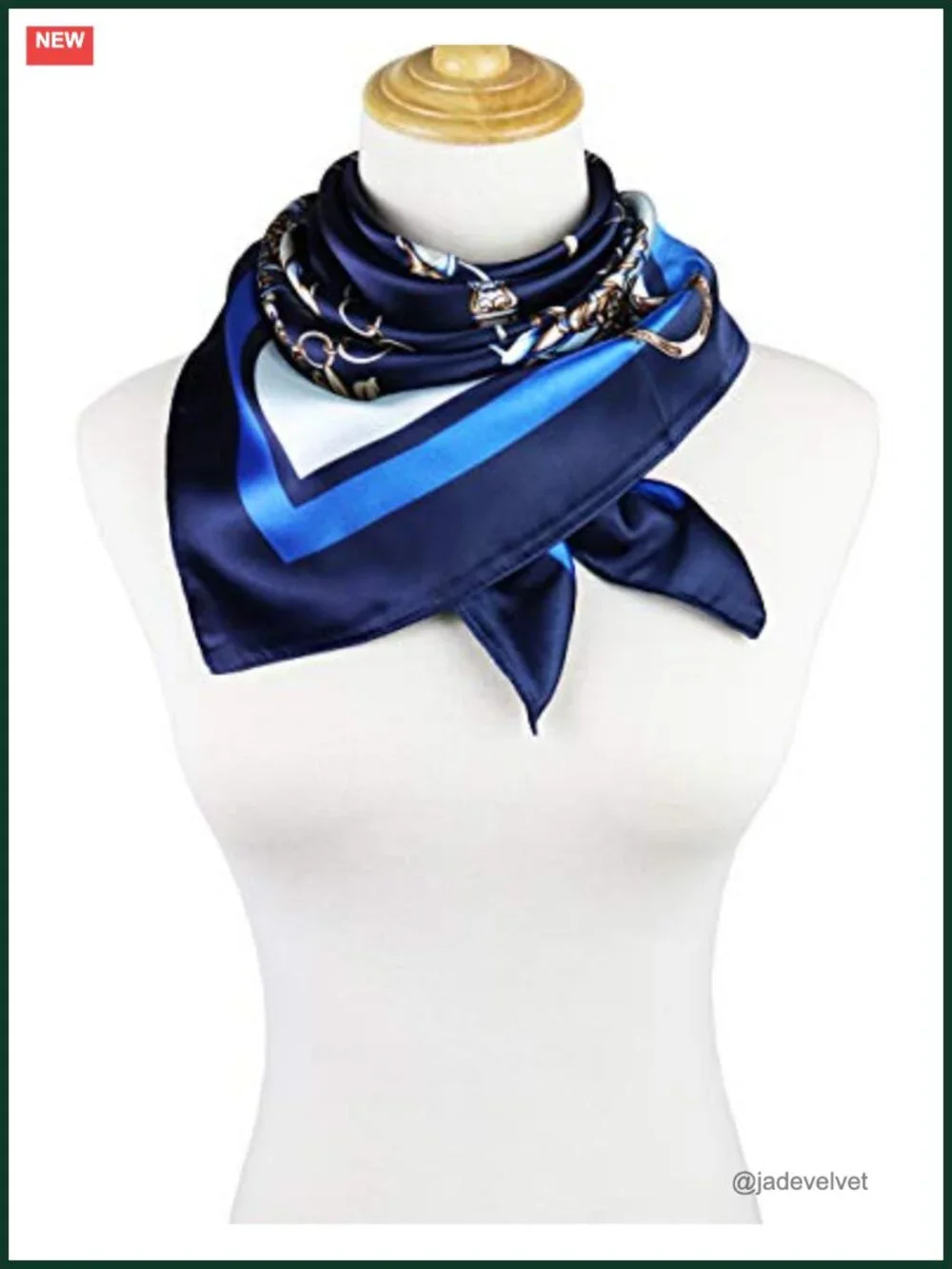 Satin Head Scarf Silk Feel Hair Wrap 35x35 Square Bandana